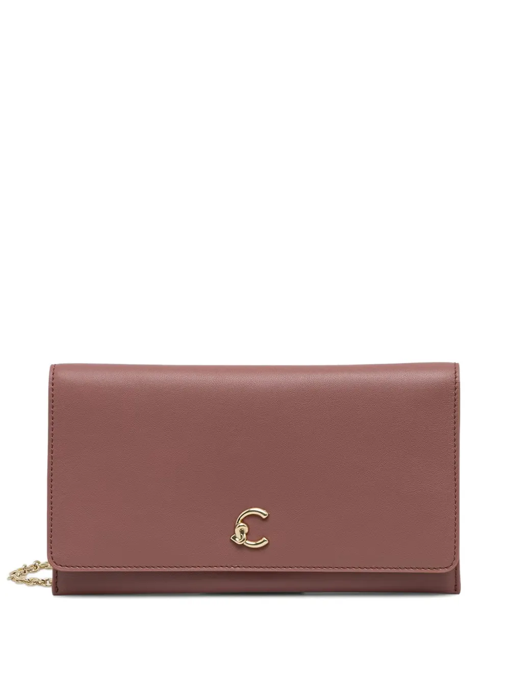 Coccinelle pochette C-Me Light à plaque logo - Rose Coccinelle pochette C-Me Light à plaque logo - Rose