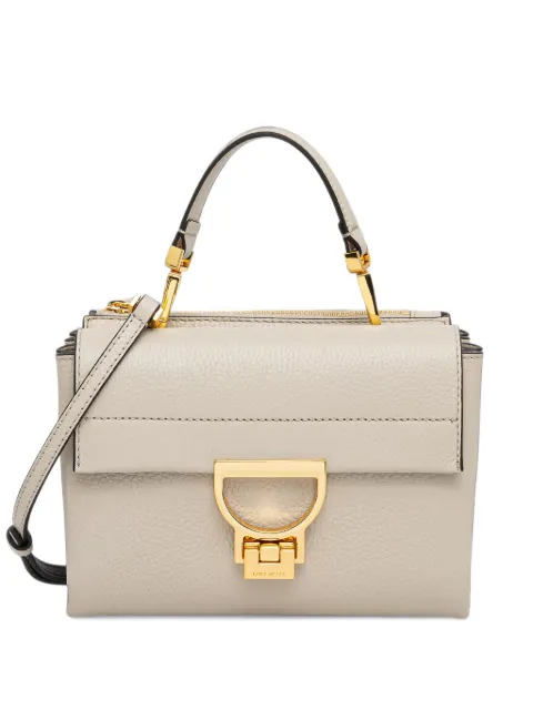 Coccinelle Bolsa tote Arlettis de couro pequena