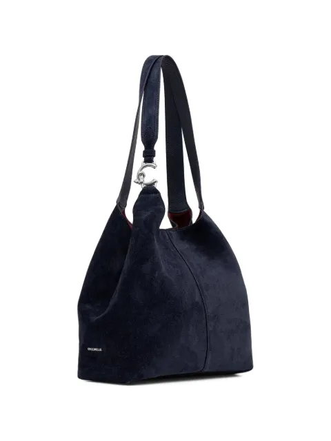 Coccinelle suede leather tote bag