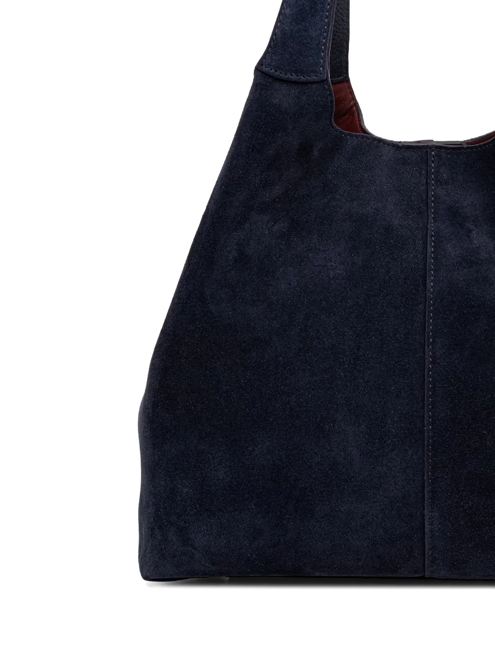 Coccinelle suede leather tote bag Blauw
