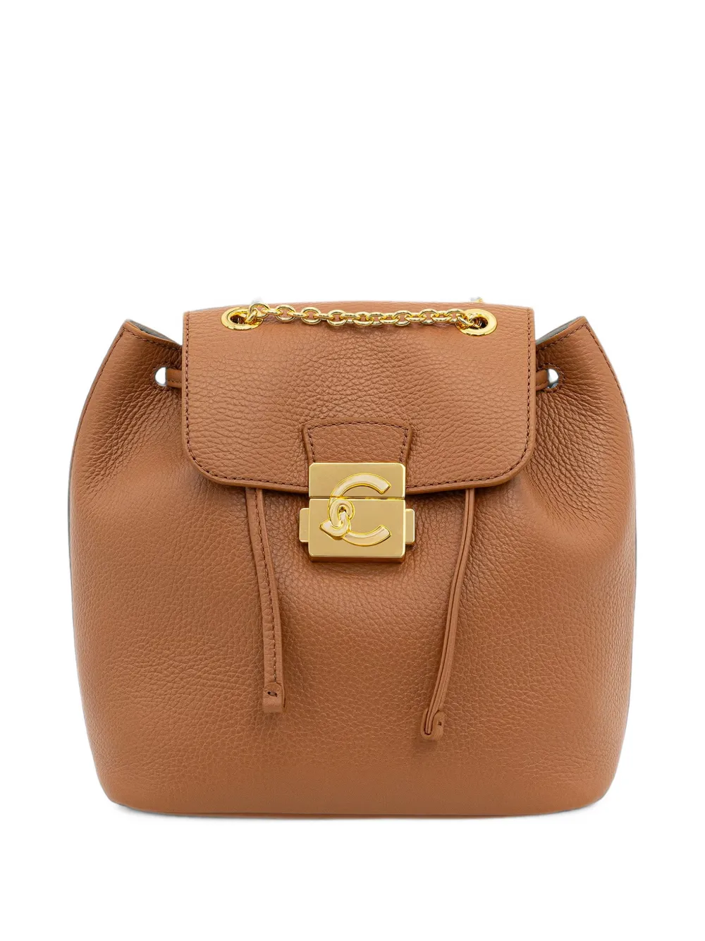 Coccinelle small C-me logo-plaque drawstring backpack