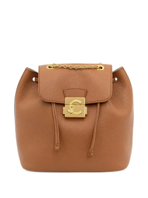 Coccinelle small C-me logo-plaque drawstring backpack