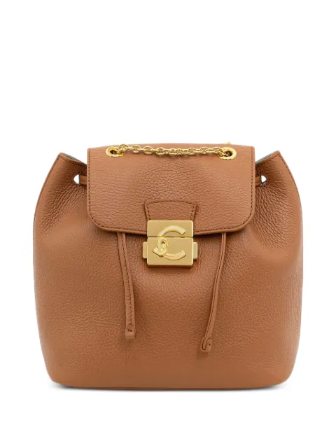 Coccinelle small C-me logo-plaque drawstring backpack
