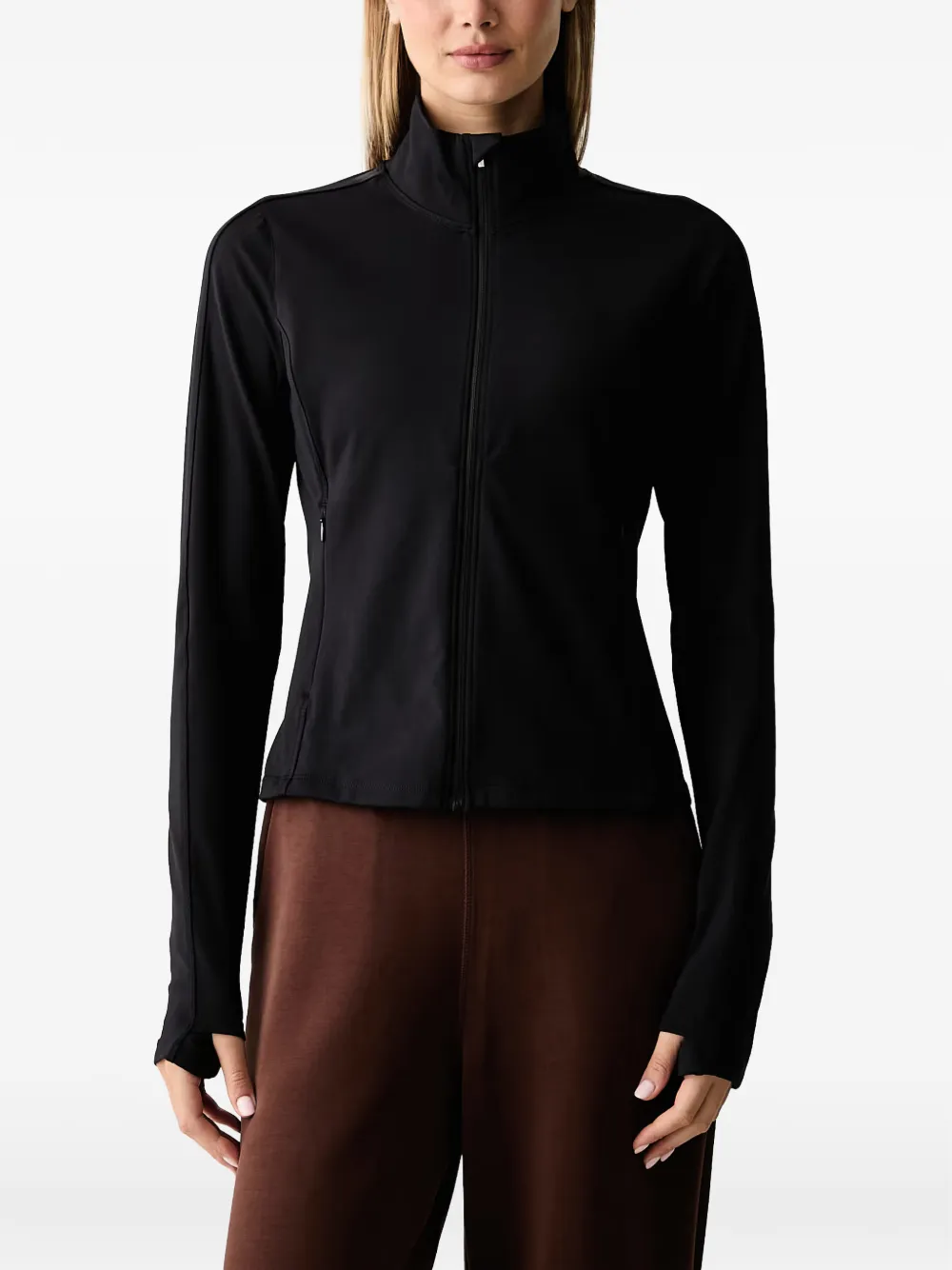 Casall zip-up high-neck jacket - Noir Casall zip-up high-neck jacket - Noir