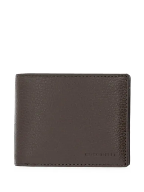 Coccinelle logo-debossed grained leather wallet