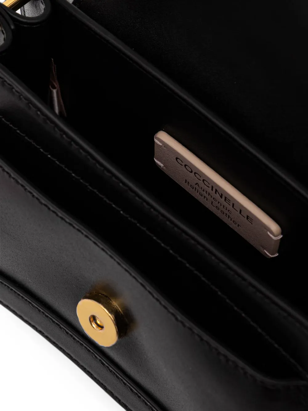 Coccinelle Shopper met logoplakkaat Zwart