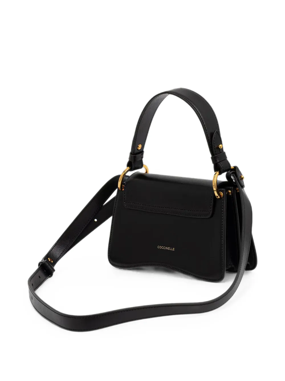 Coccinelle Shopper met logoplakkaat Zwart