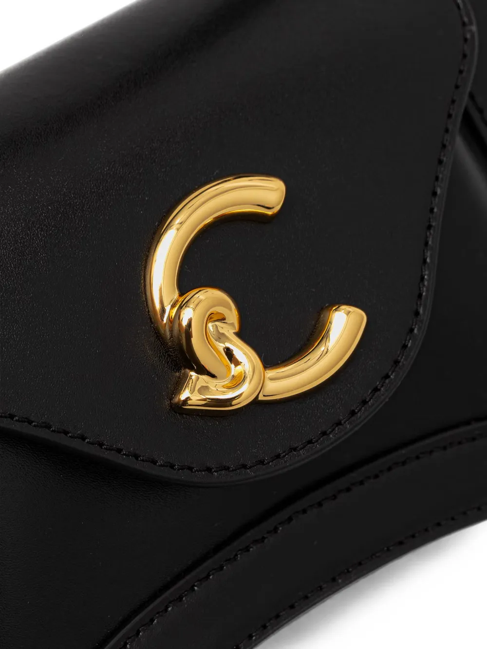 Coccinelle Shopper met logoplakkaat Zwart