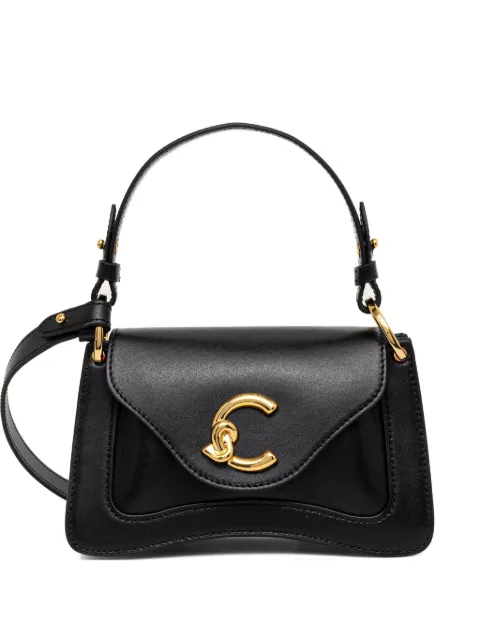Coccinelle logo-plaque leather tote bag