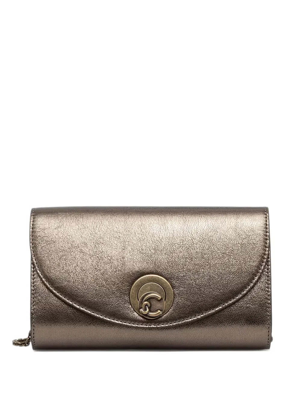Coccinelle Borsa a tracolla Nikla piccola in pelle metallizzata - Oro