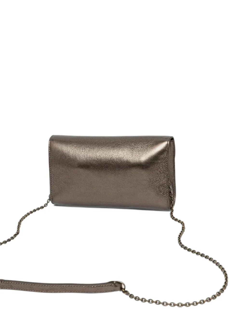 Coccinelle Kleine Nikla leren crossbodytas met metallic-effect Goud