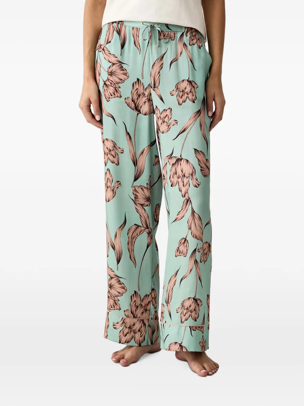 Chantelle Eliot floral-print drawstring pajamas