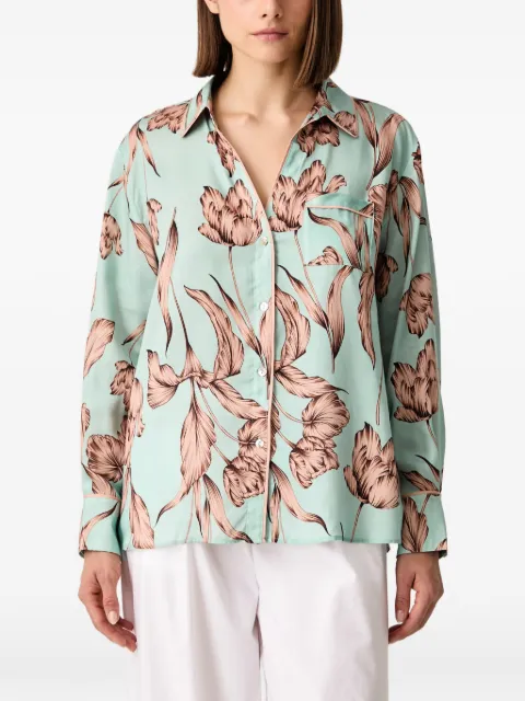 Chantelle Eliot floral-print pajama shirt