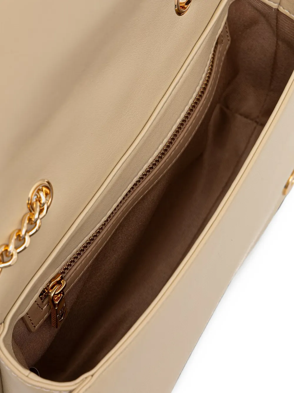 Love Moschino Gewatteerde schoudertas Beige