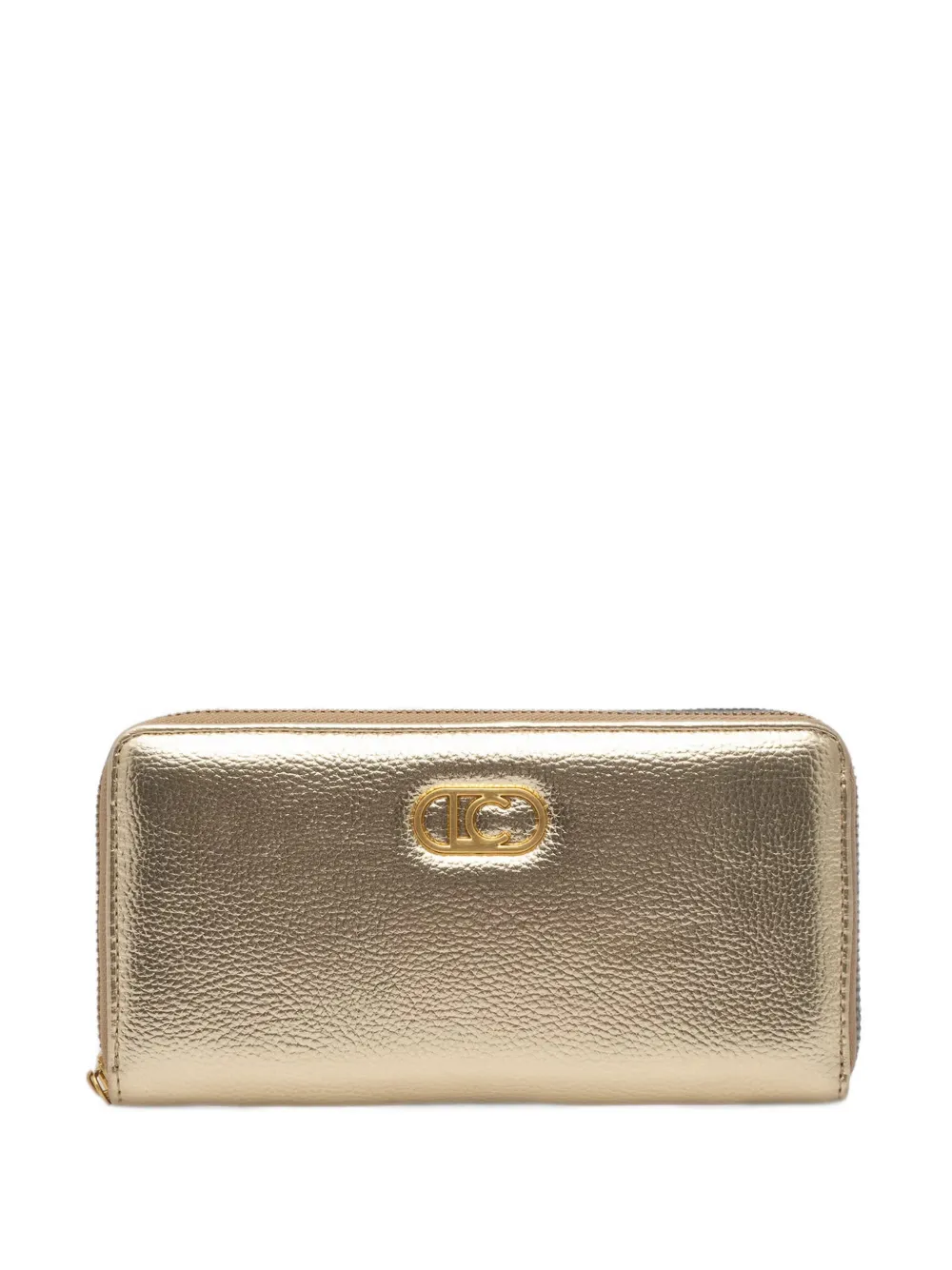 Lola Casademunt Portemonnaie mit Logo-Schild - Gold