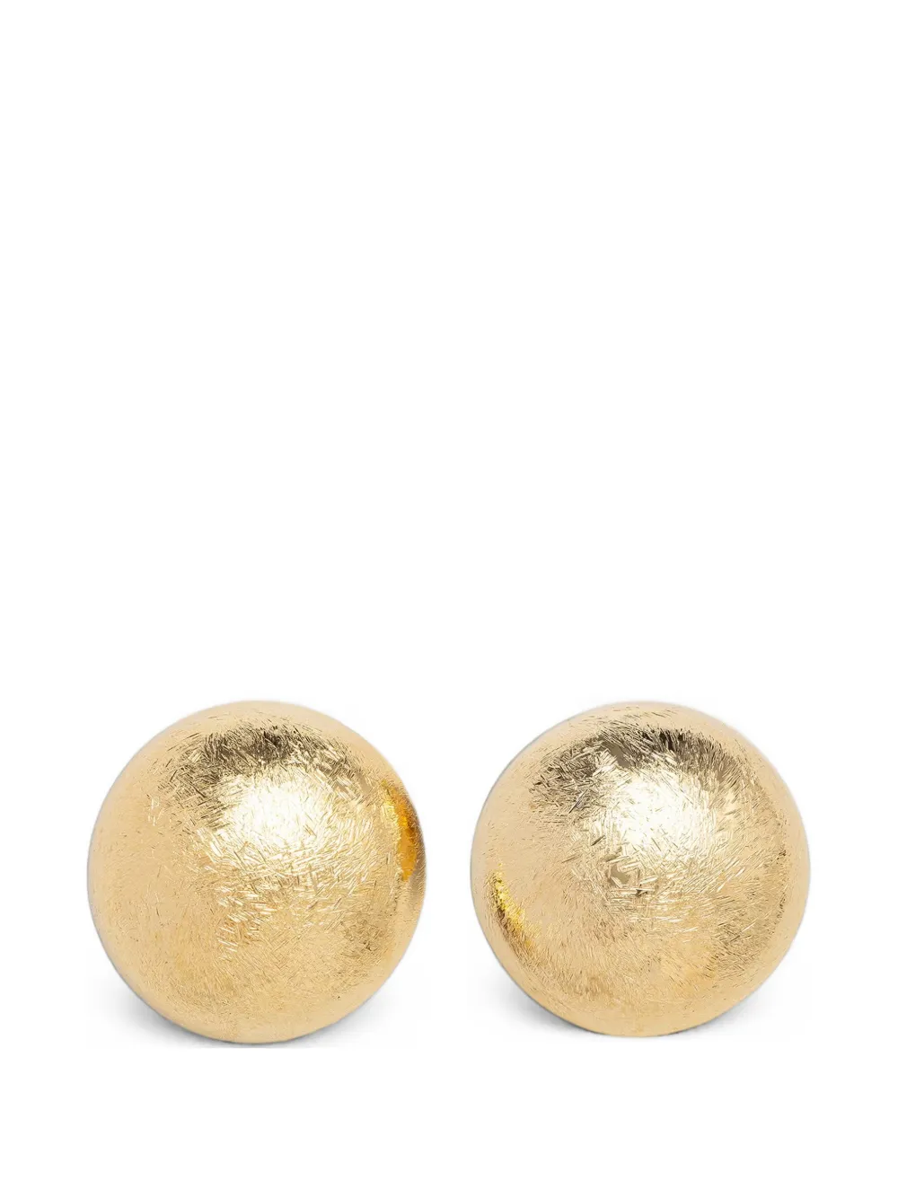 Luisa Spagnoli Neanide Hammered-effect Earrings In Gold