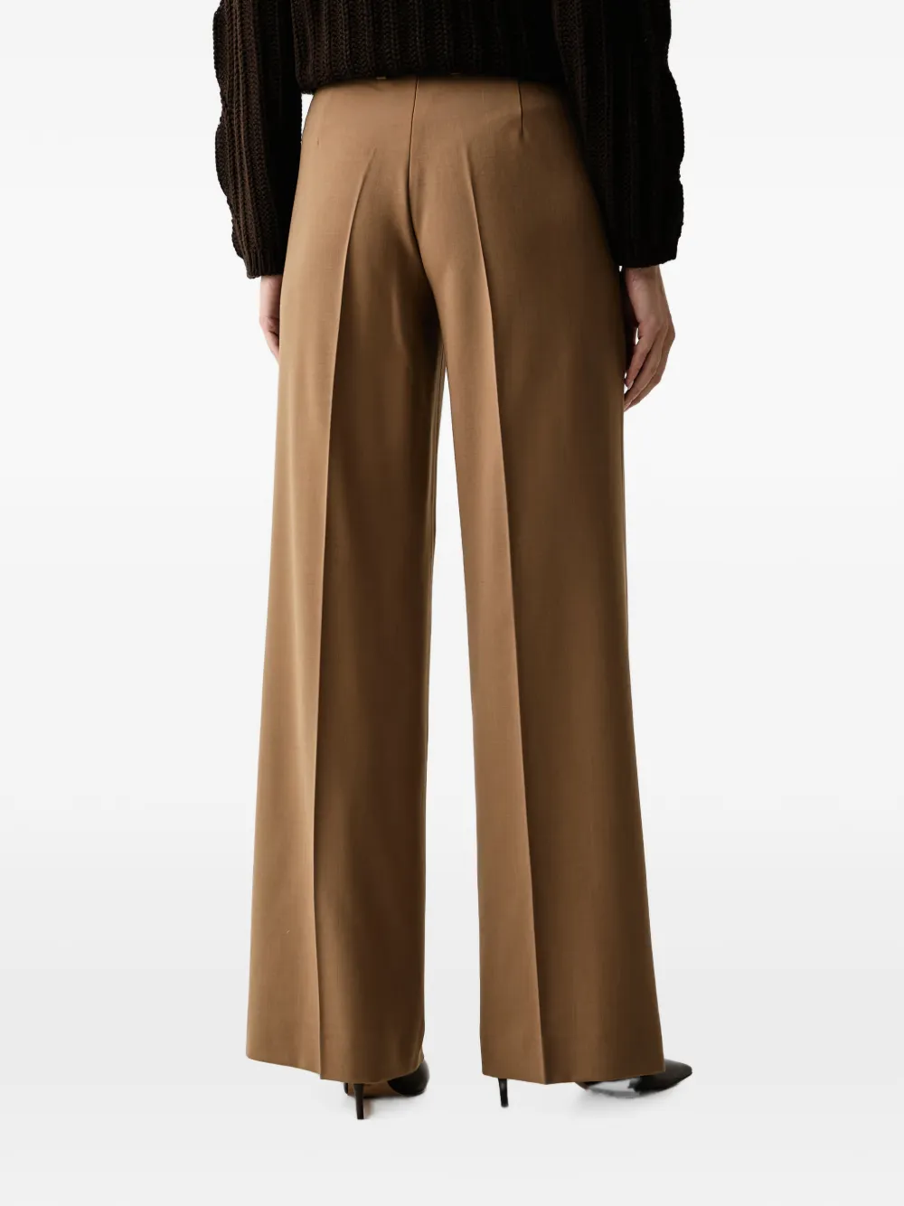 LUISA SPAGNOLI Geplooide broek Bruin