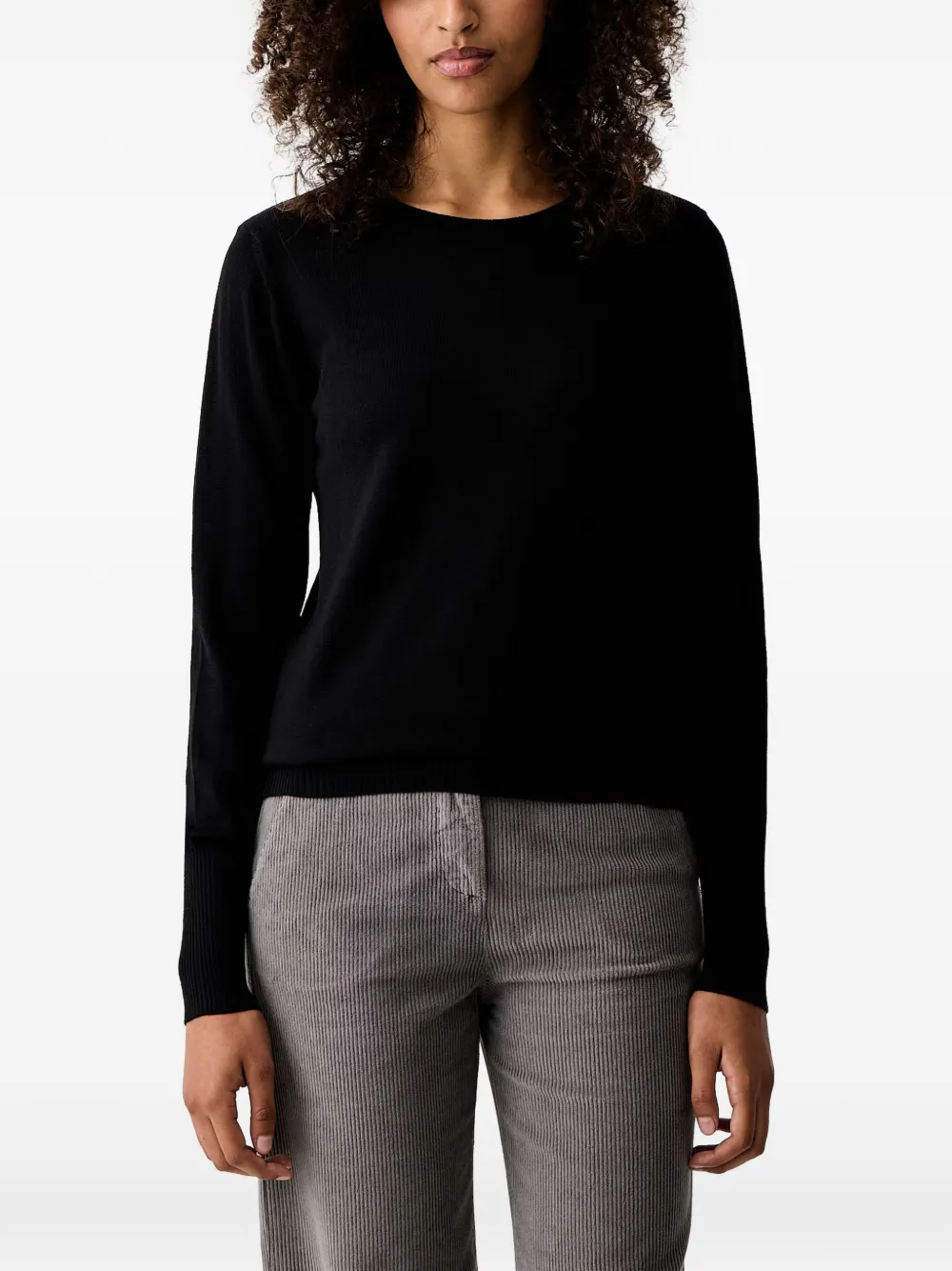 LUISA SPAGNOLI logo-plaque sweater