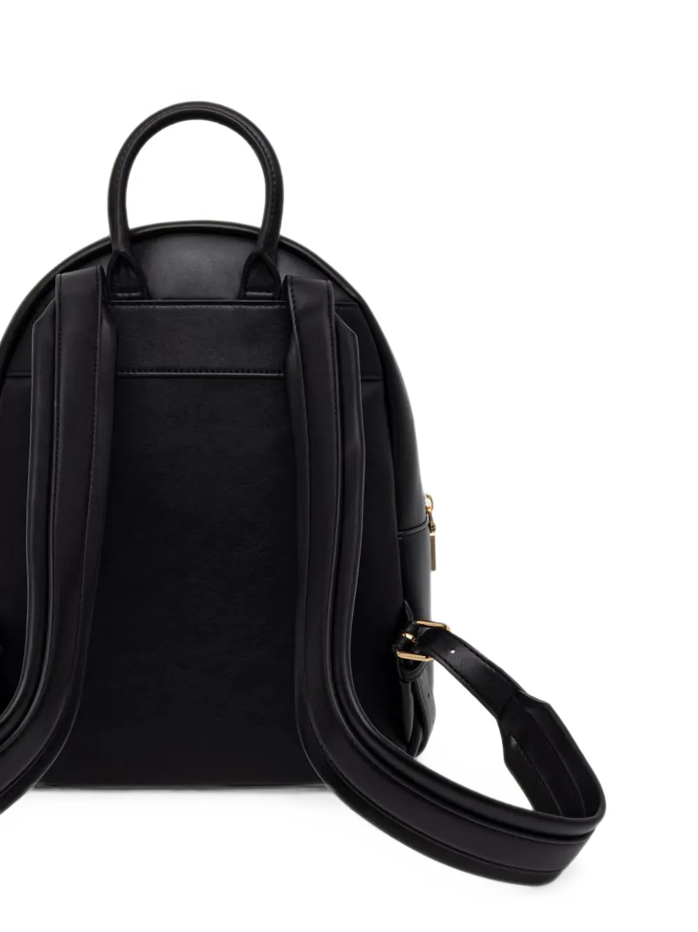 Love Moschino Gewatteerde rugzak met hartpatroon Zwart