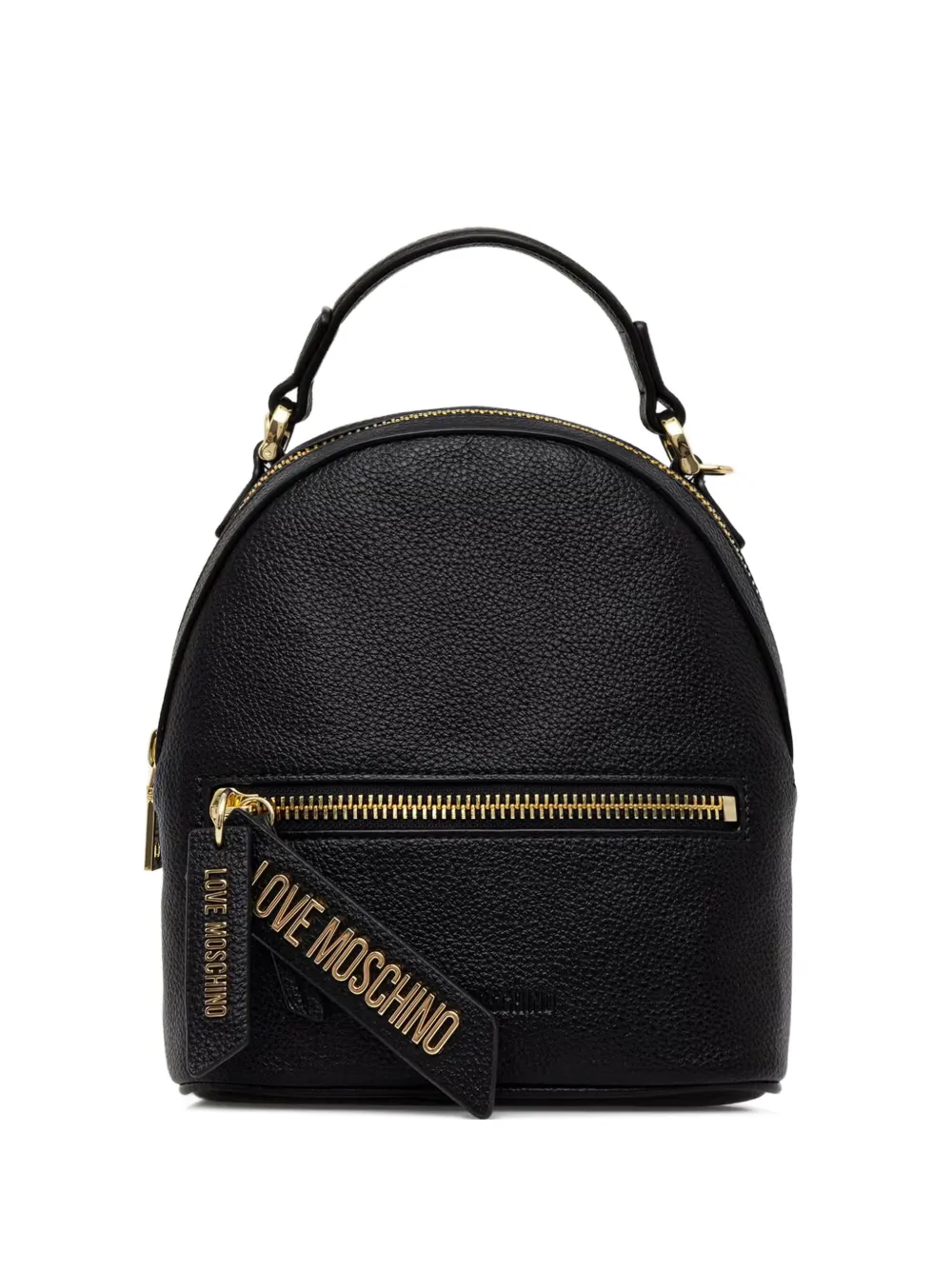 Love Moschino logo-tag pebbled backpack