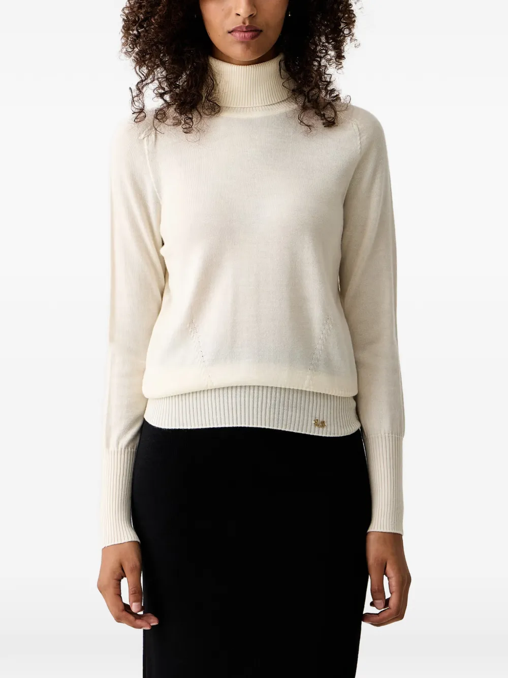 LUISA SPAGNOLI roll-neck long-sleeve sweater
