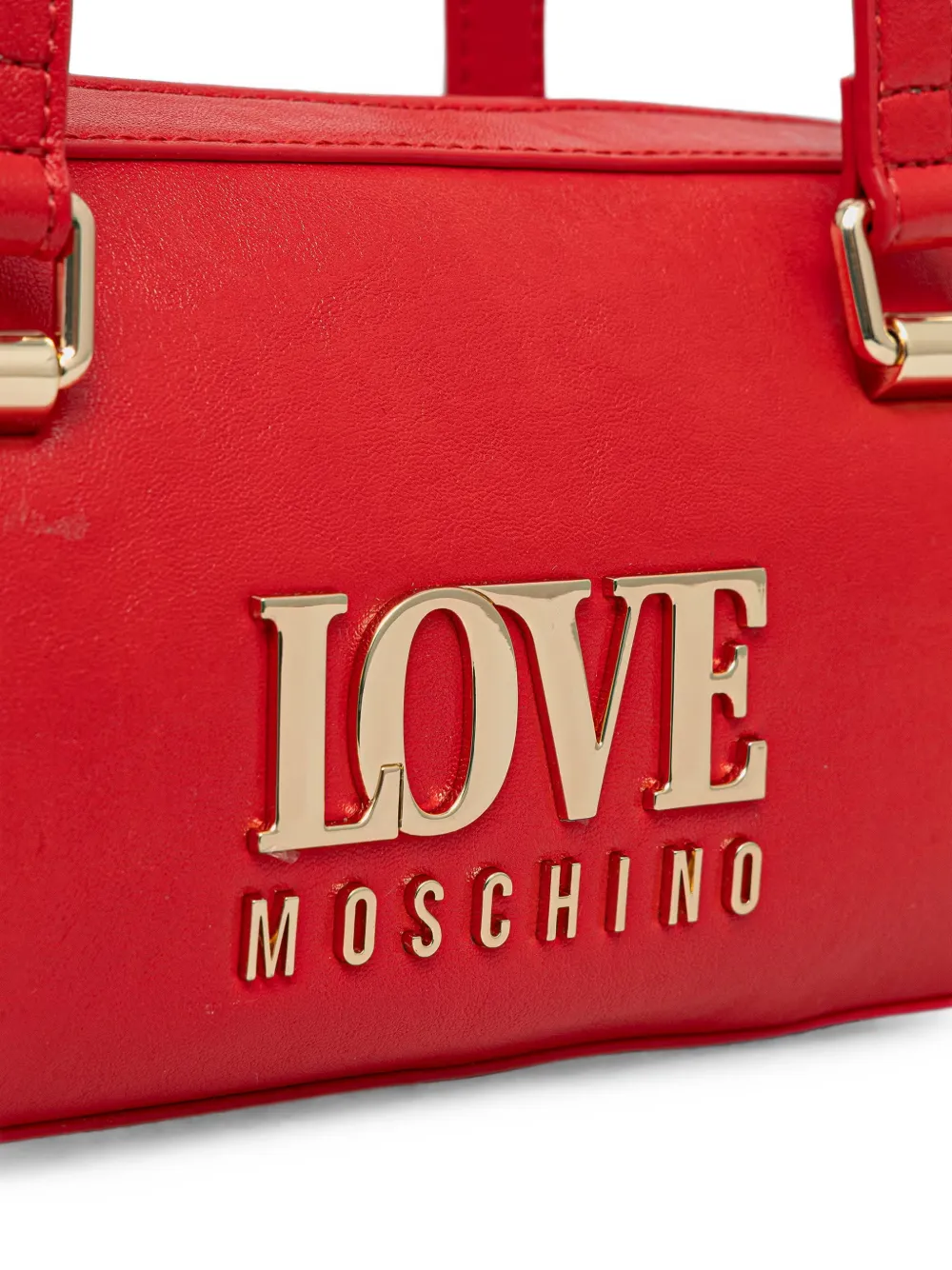 Love Moschino Heuptas met logoplakkaat Rood