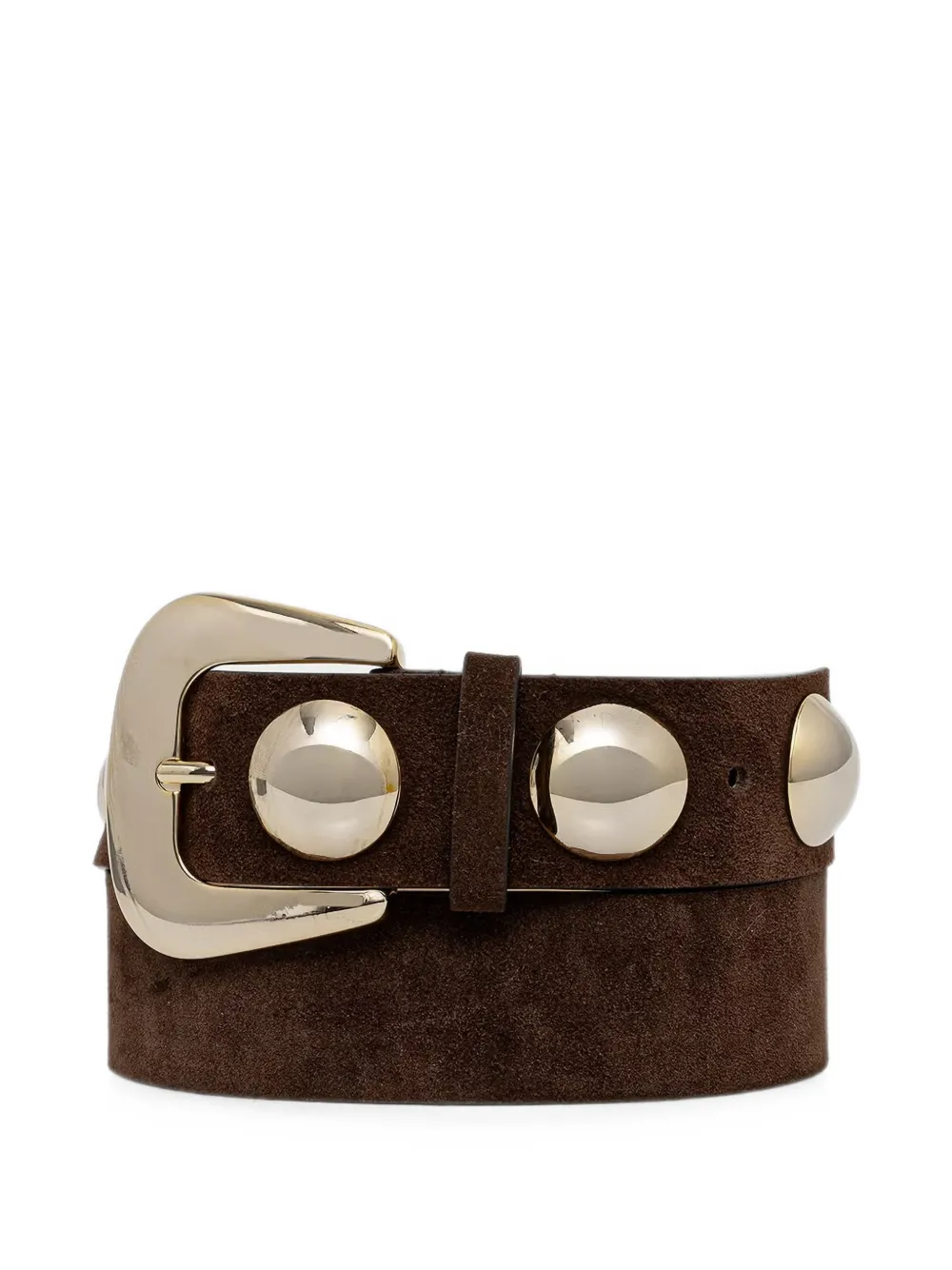 LUISA SPAGNOLI Decibel studded suede belt