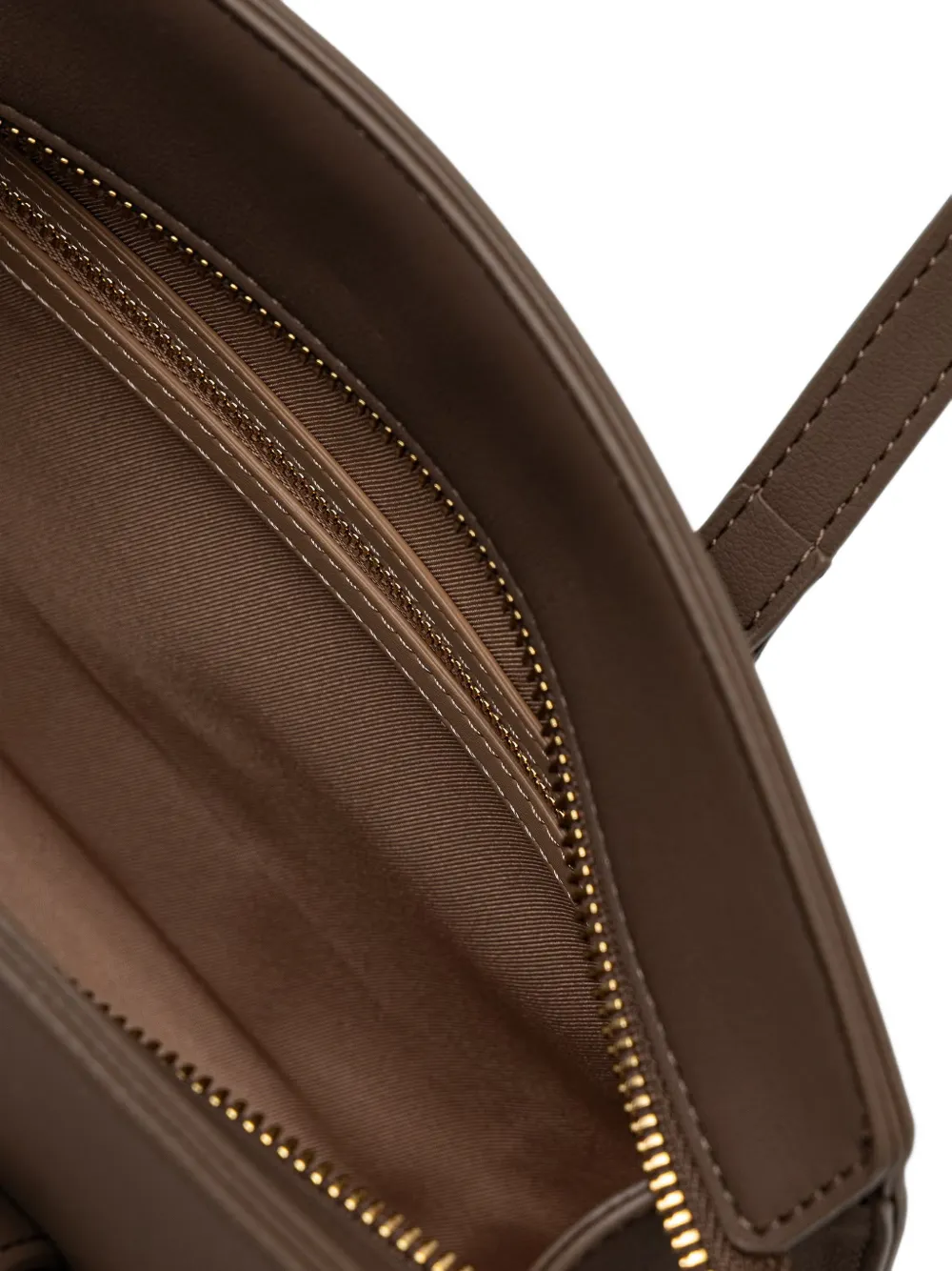 Love Moschino Schoudertas met logoplakkaat Bruin
