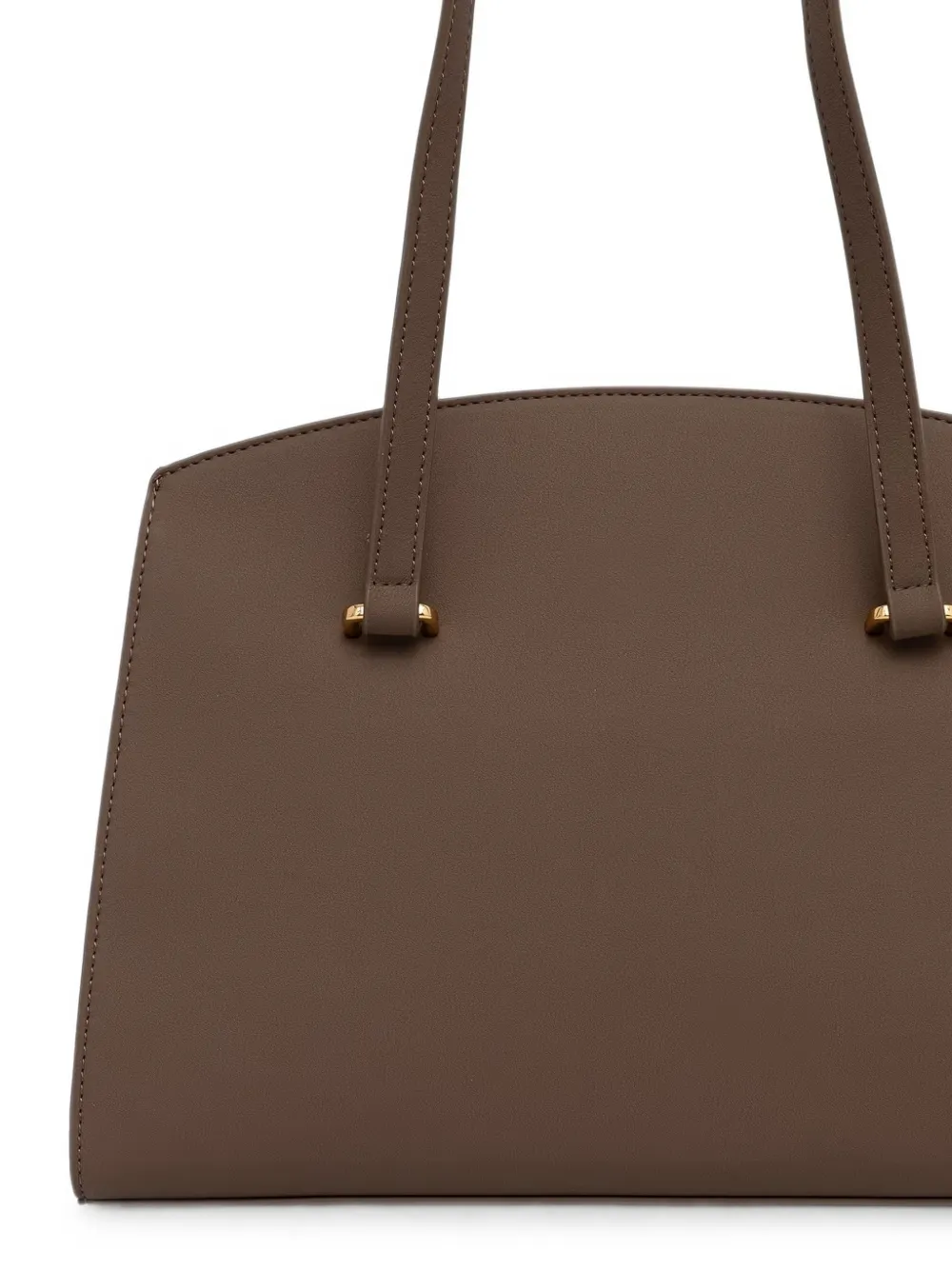 Love Moschino Schoudertas met logoplakkaat Bruin
