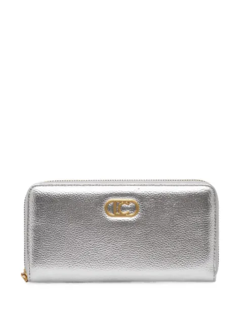 Lola Casademunt logo-plaque pebbled-effect wallet