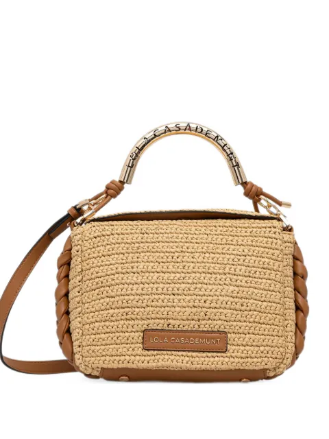 Lola Casademunt woven braided-trim tote bag
