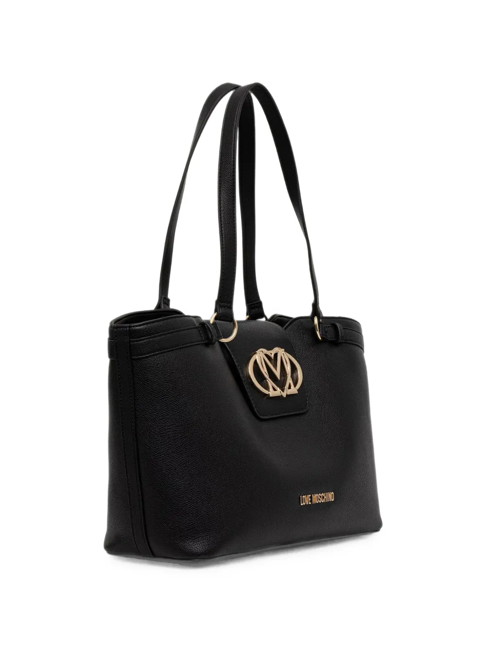 Love Moschino Heuptas met logoplakkaat Zwart