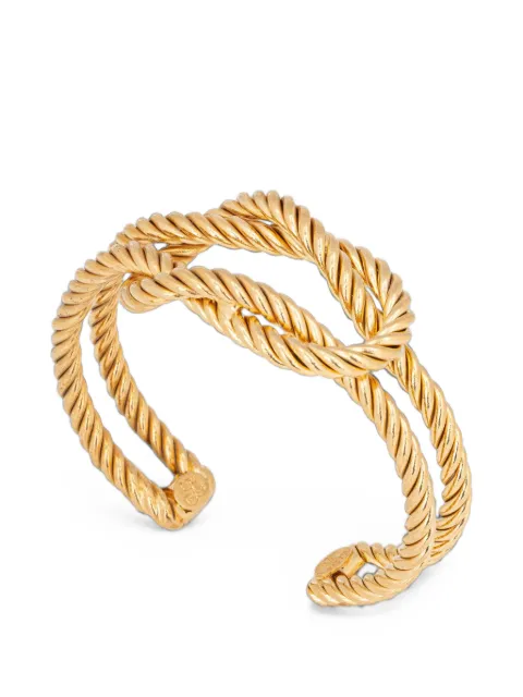 LUISA SPAGNOLI twisted-rope cuff bracelet