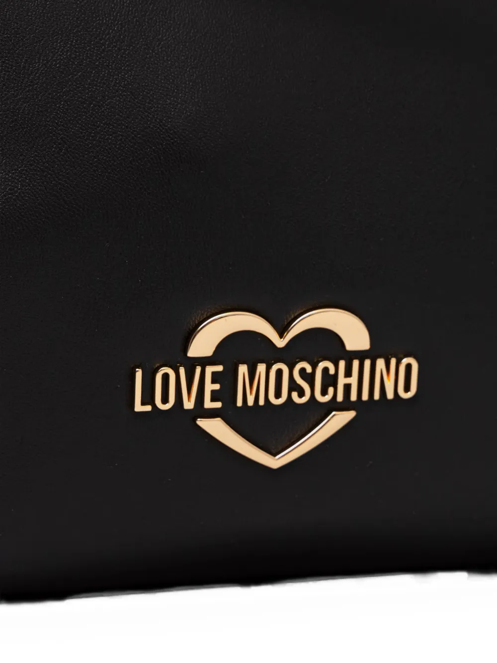 Love Moschino Shopper met trekkoord en verfraaid met kralen Zwart