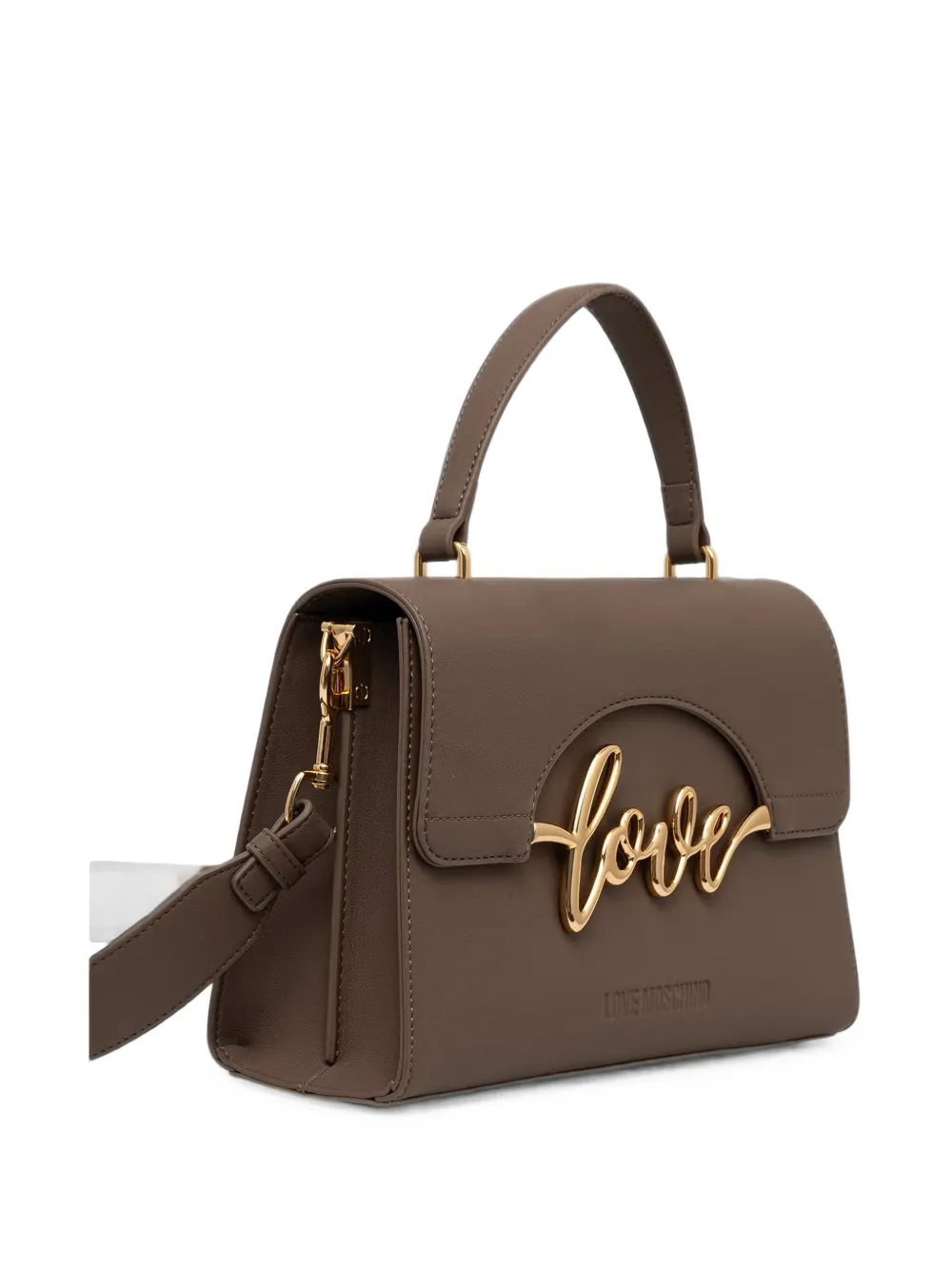 Love Moschino Heuptas met logoplakkaat Bruin