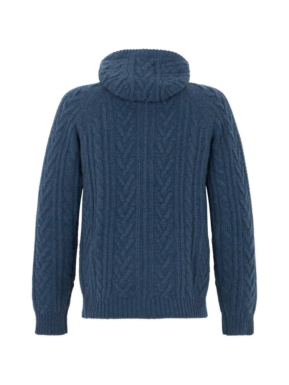 Fedeli Kabelgebreid vest Blauw