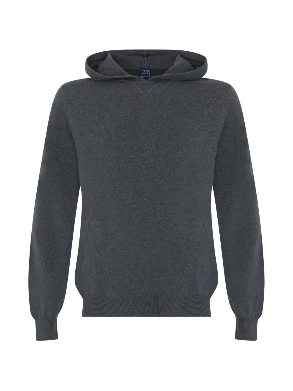 Fedeli cashmere-knit hoodie - Grigio