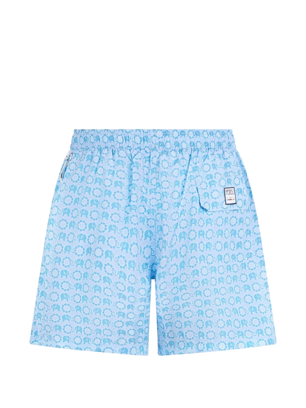 Fedeli Zwembroek met print Blauw