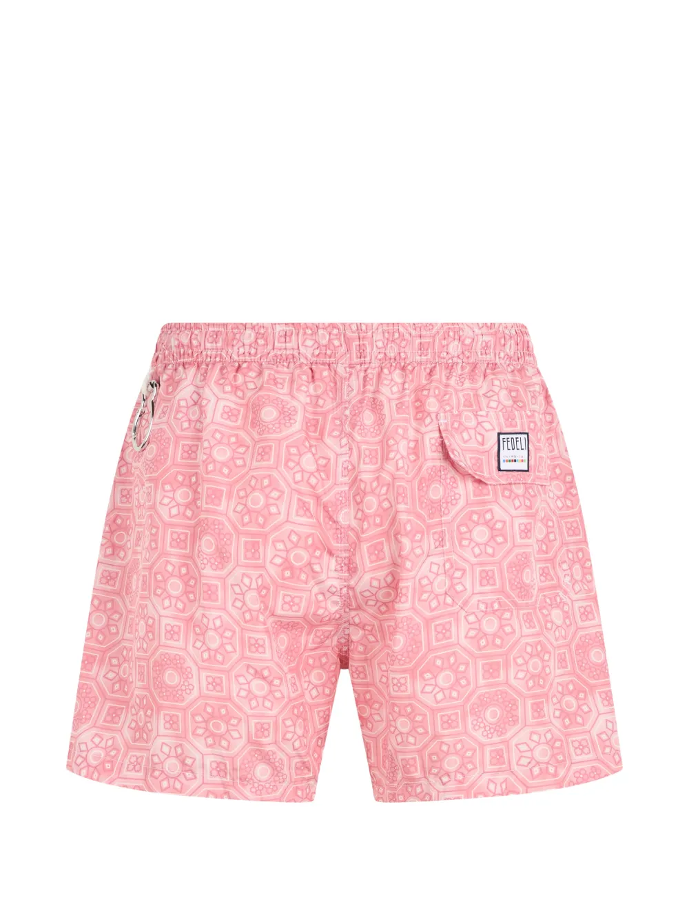 Fedeli Zwembroek met bloemenprint Roze