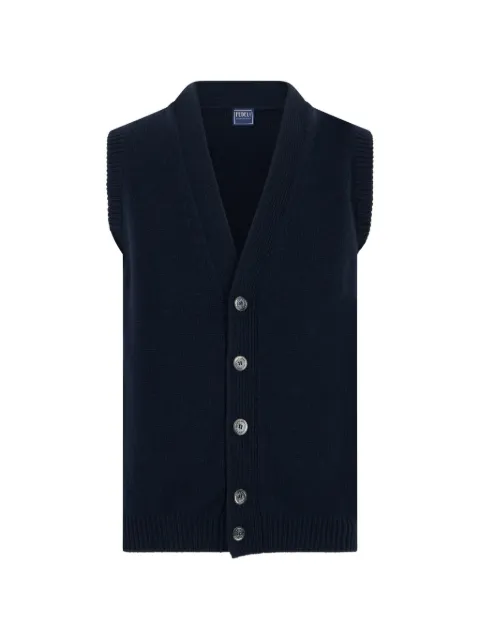 Fedeli sleeveless cashmere cardigan