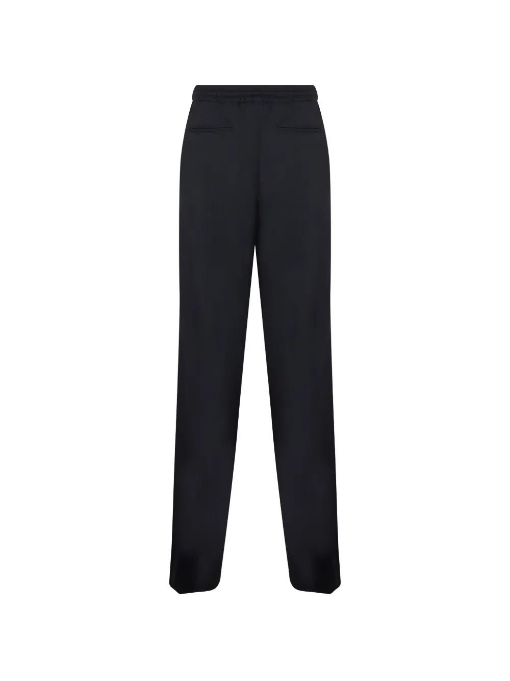 Fedeli Straight broek met trekkoordtaille Zwart