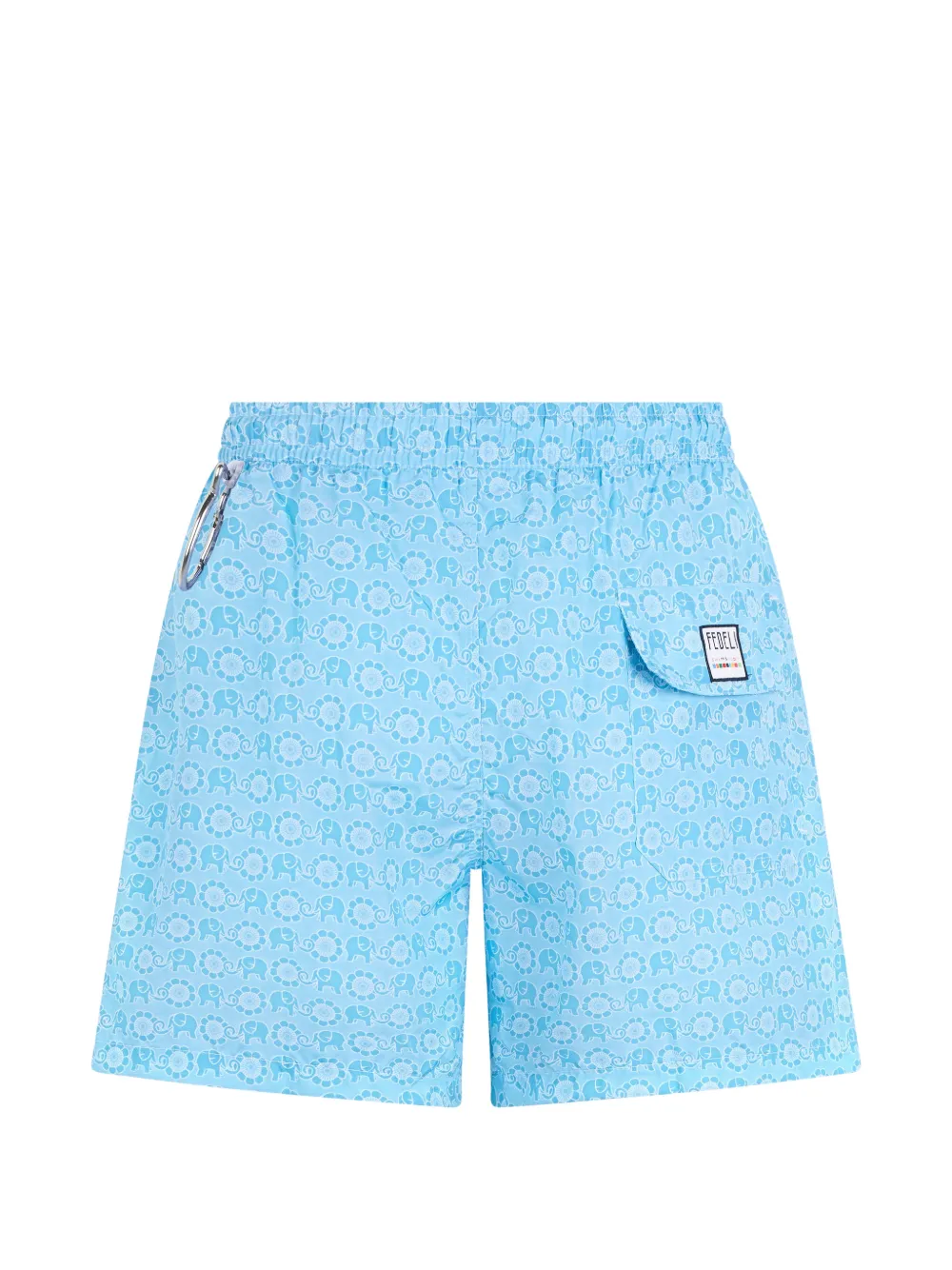 Fedeli Zwembroek met print Blauw