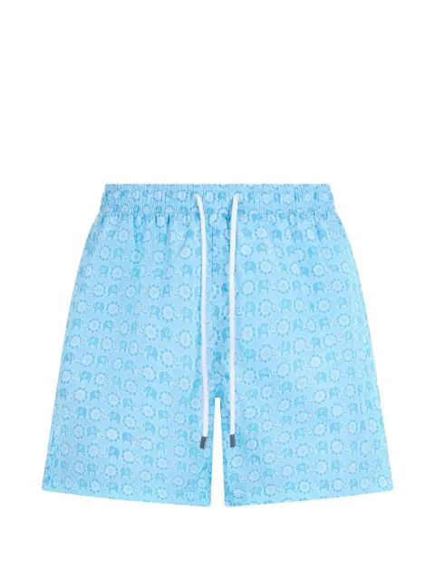 Fedeli elephant-print swim shorts