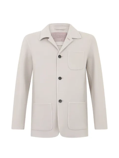 Herno button-fastening jacket