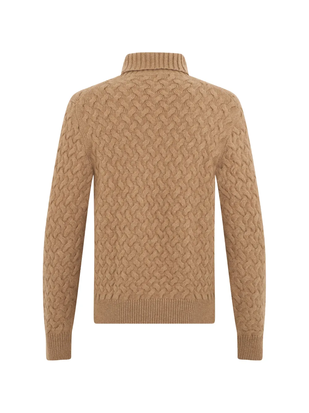 Fedeli Kabelgebreide coltrui Beige