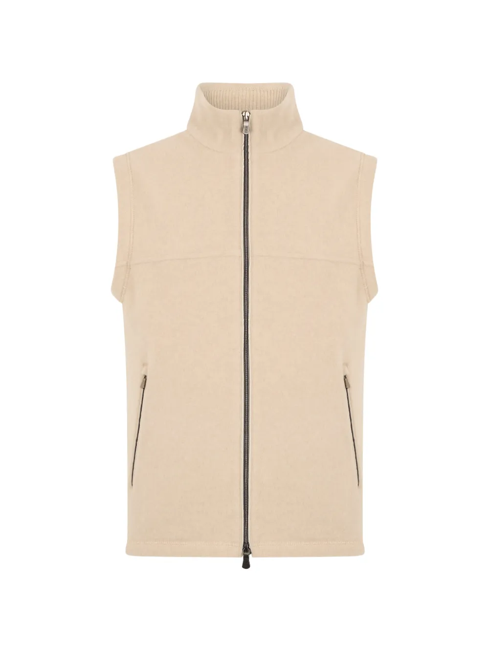 Fedeli zip-up cashmere gilet · M