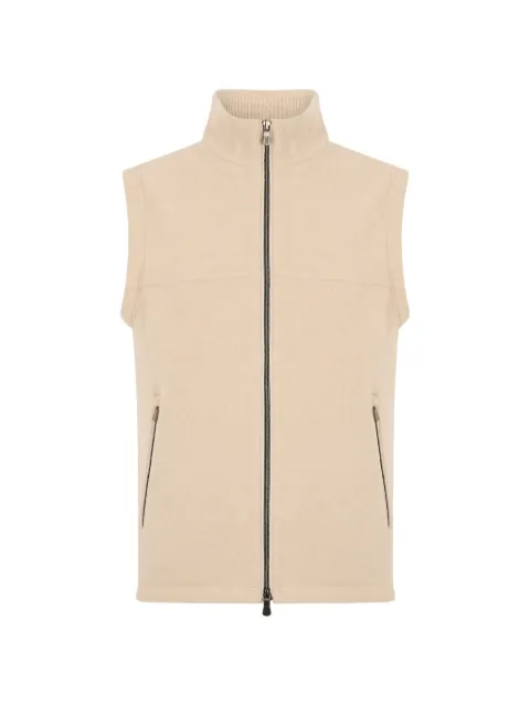Fedeli zip-up cashmere gilet