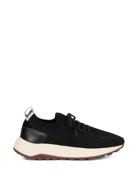 Fedeli knit-mesh panelled sneakers