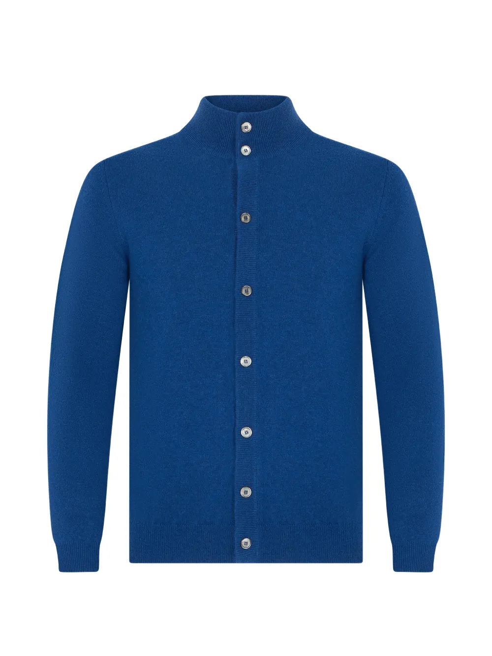Fedeli high-neck button-up cardigan · 46