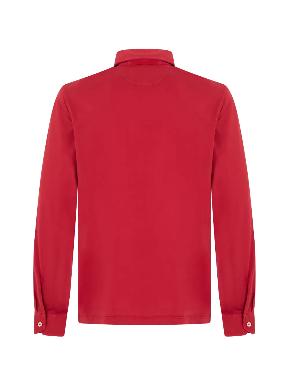 Fedeli Poloshirt met lange mouwen Rood